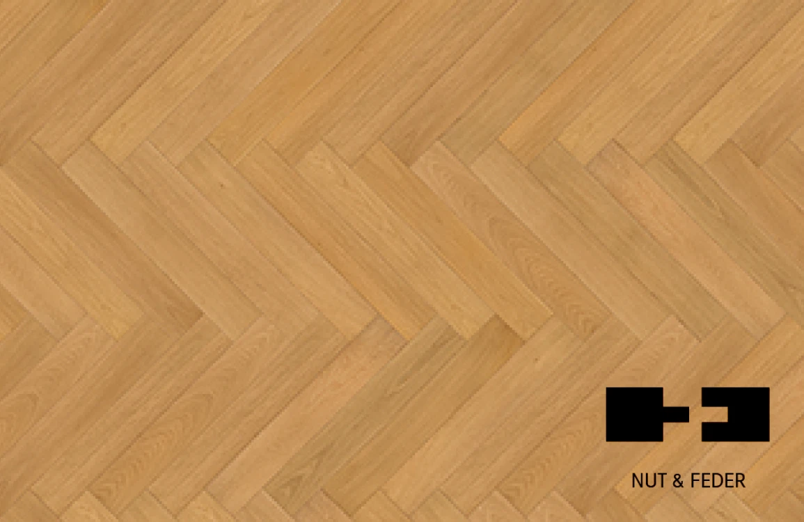 Herringbone 90° Select Natural