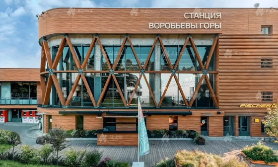 facade of the moscow cable car station